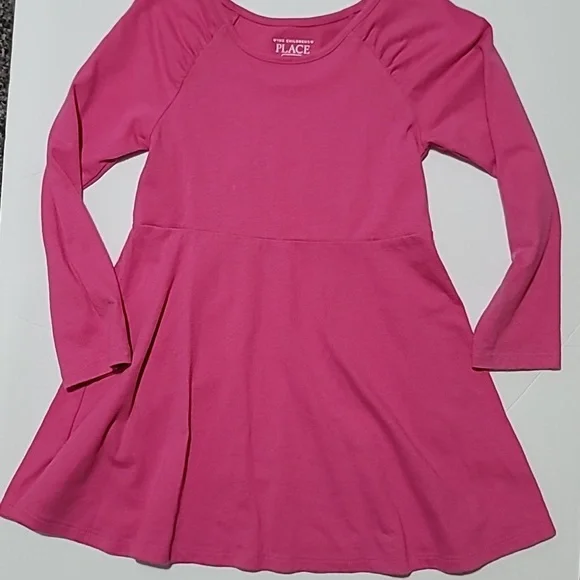 The Children's Place | Dresses | Preloved Childrens Place Long Sleeve Cute Pink  Skater Dress Size 3t | Poshmark